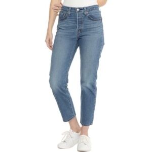 NWT: Levi's 501 Stand Off Cropped Jeans • High Rise • 32x28